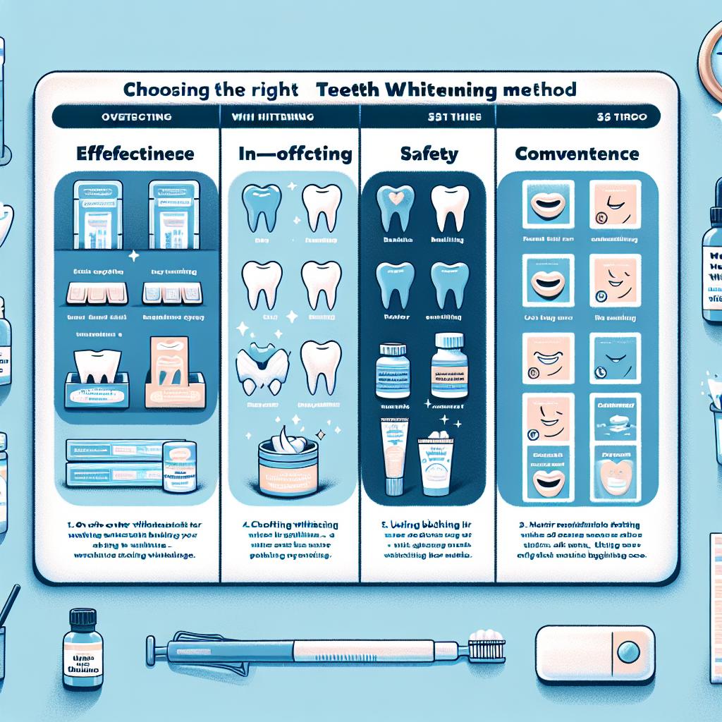 Jak vybrat správnou metodu bělení