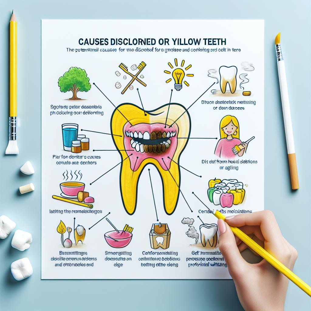 Příčiny žlutých zubů a jak je identifikovat