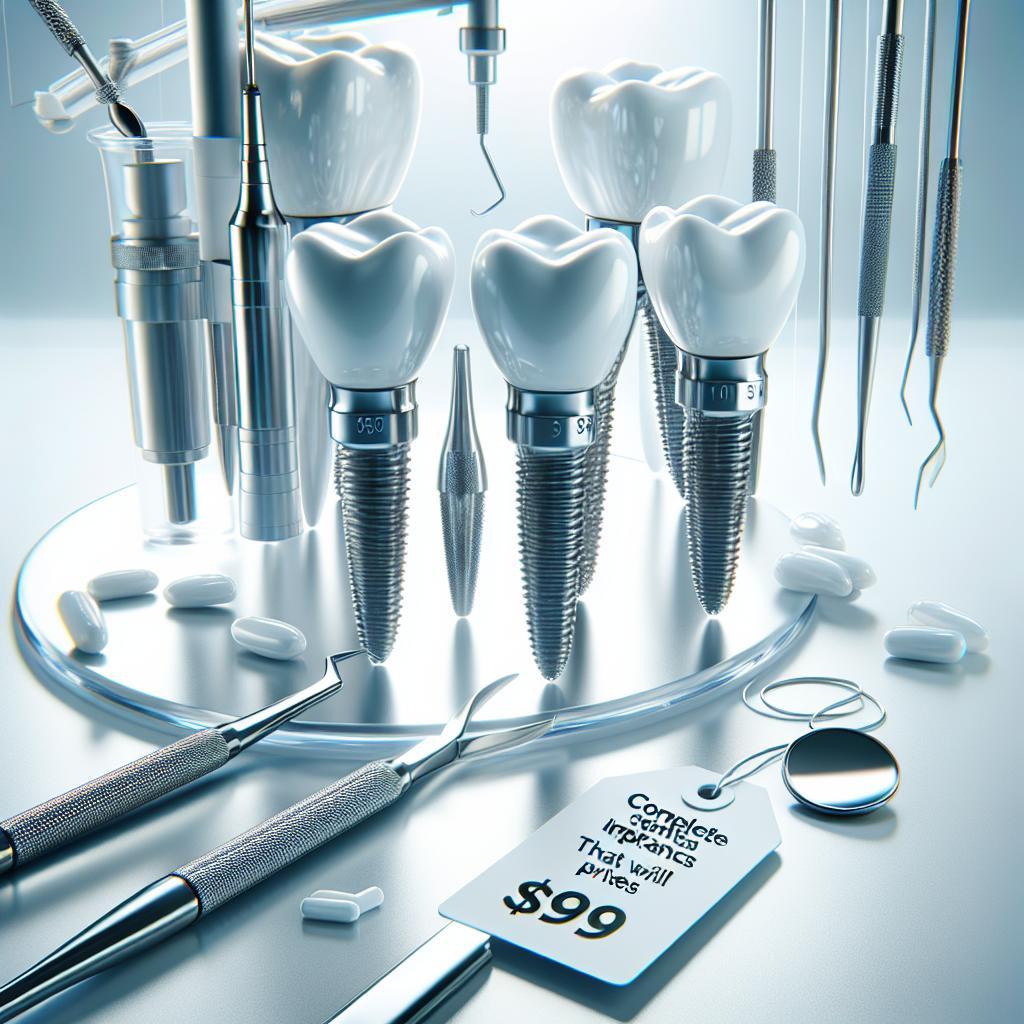 Kompletní zubní implantáty cena: Aktuální ceny, které vás překvapí!