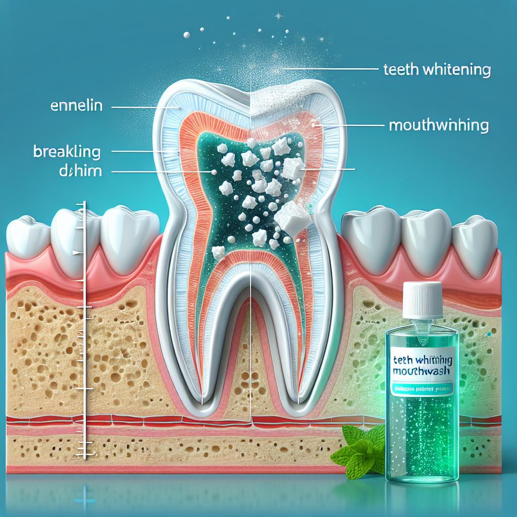 Ústní voda pro bělení zubů: Jak funguje?