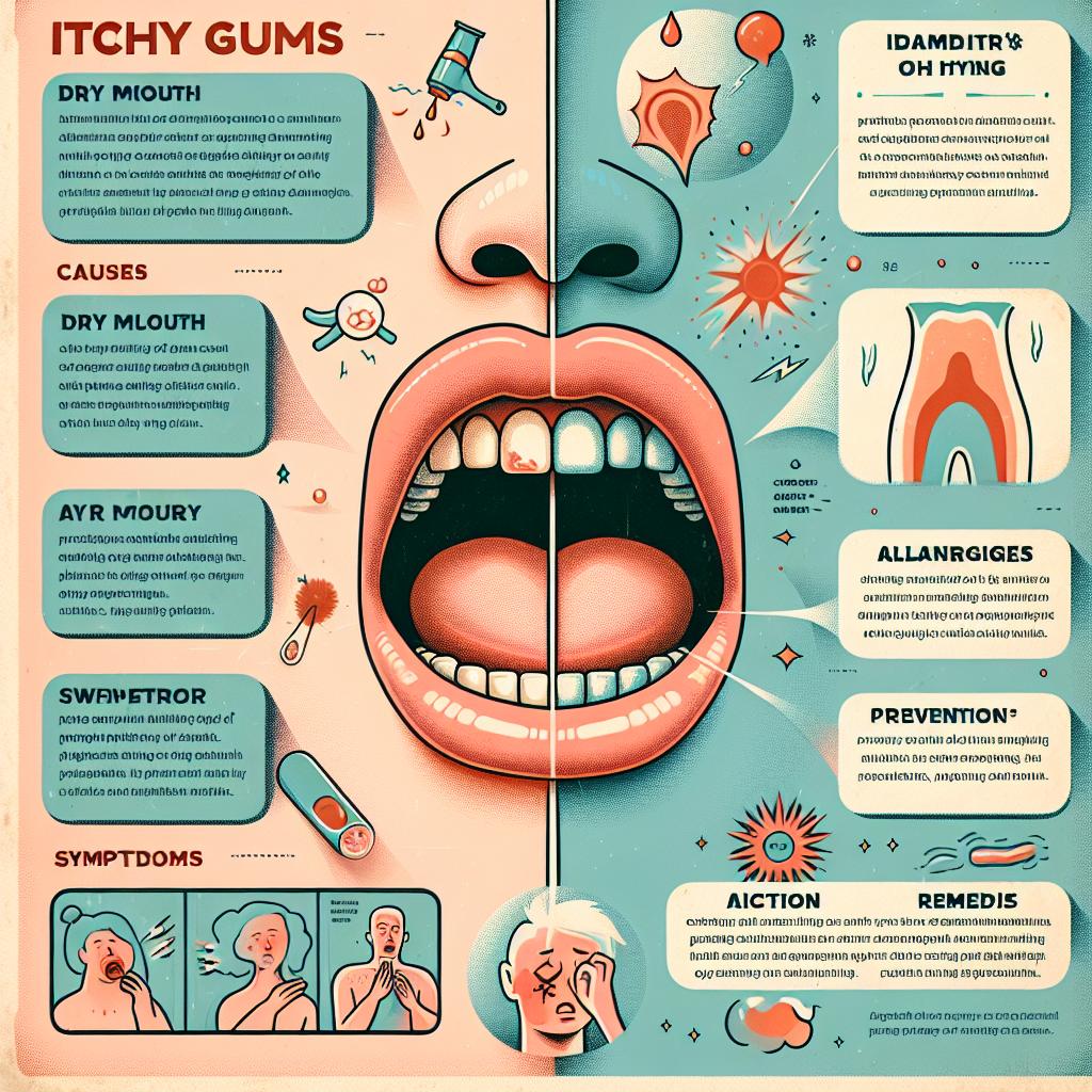 Svědění dásní: Příčiny a projevy