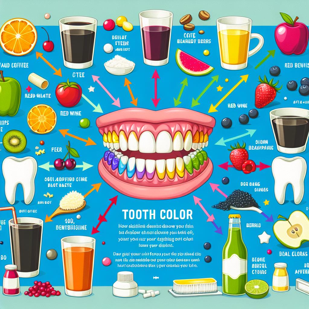 Jak strava ovlivňuje barvu zubů