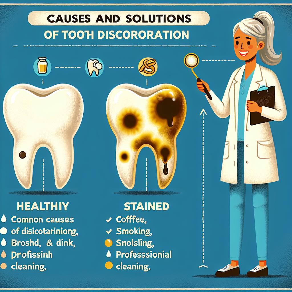 Příčiny zabarvení zubů a jejich řešení