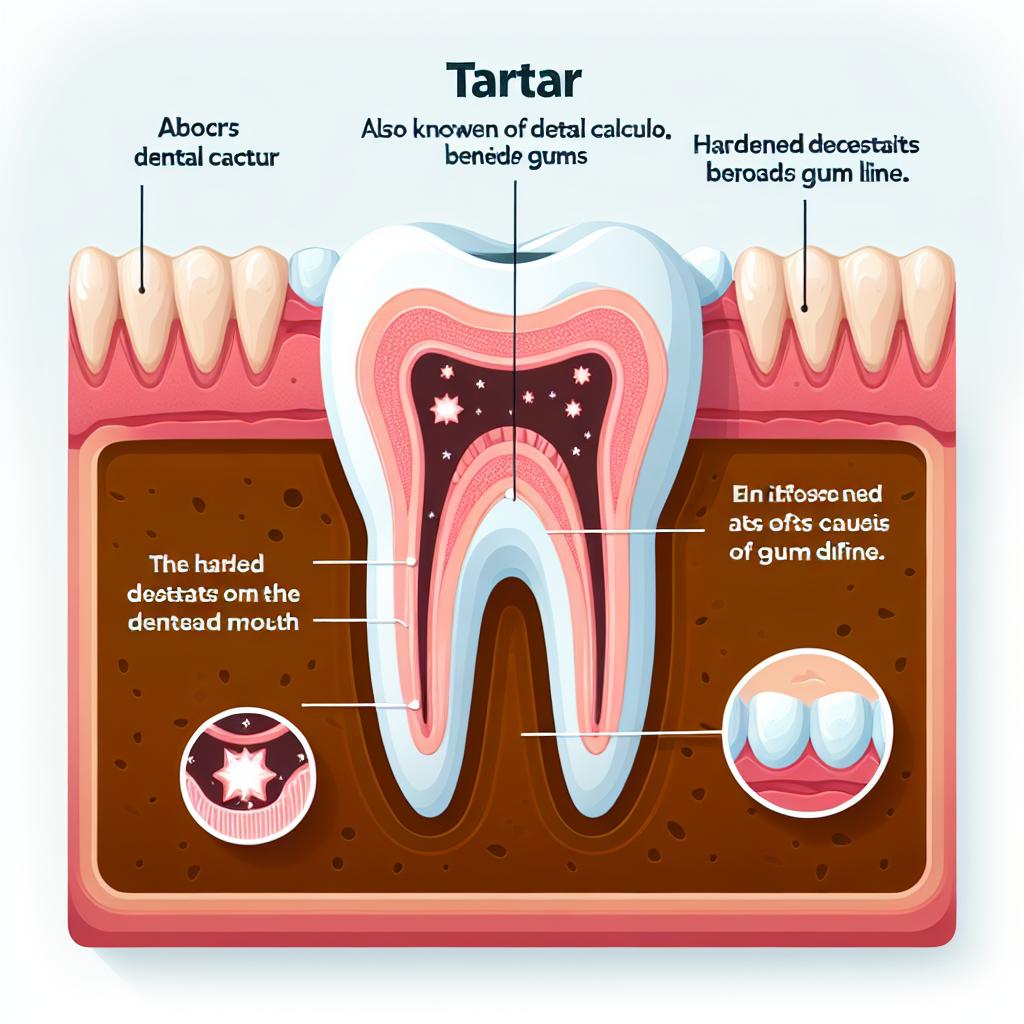 Zubní kámen pod dásní: Co to je?