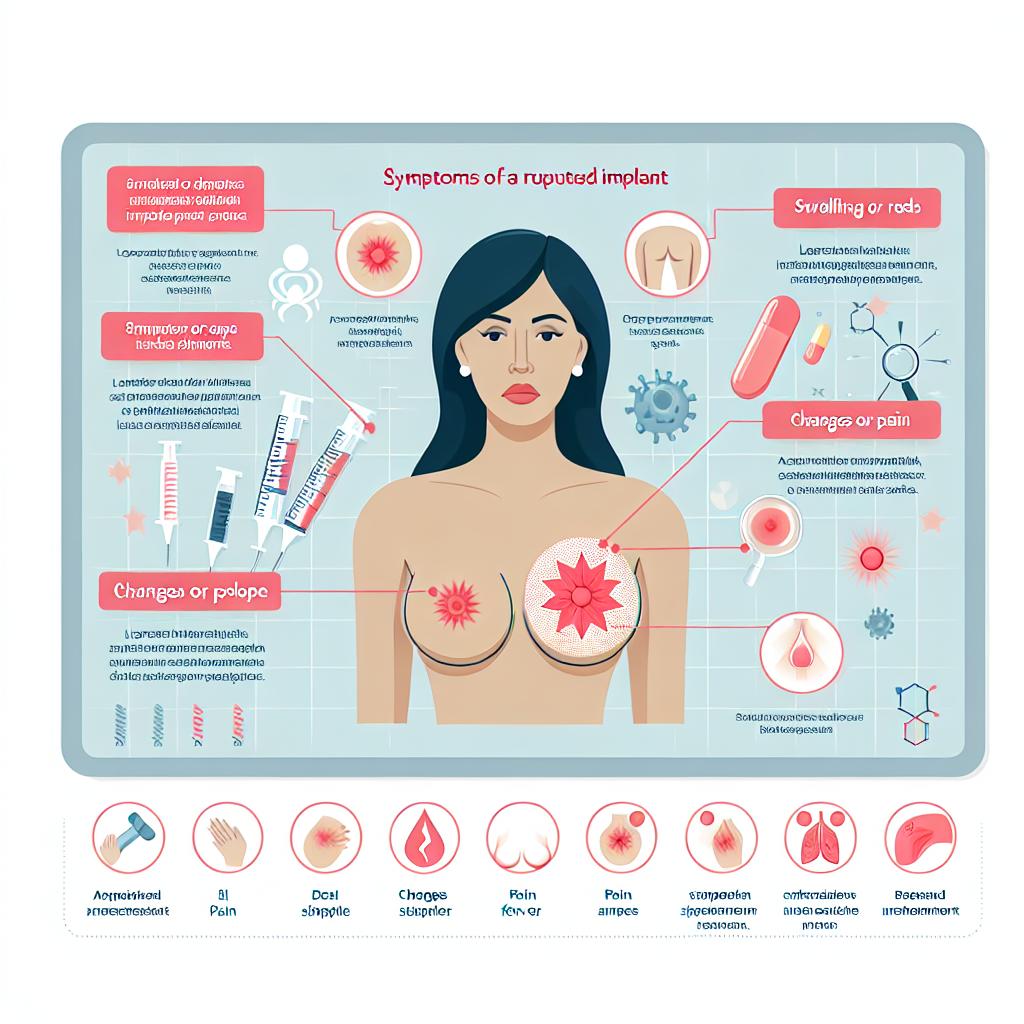 Jaké jsou příznaky prasklého implantátu