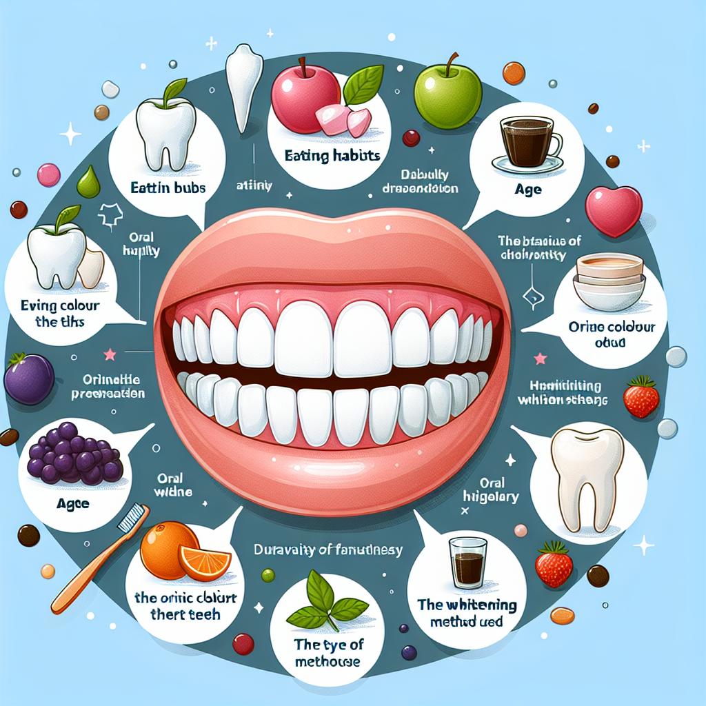 Jaké faktory ovlivňují trvanlivost bělení